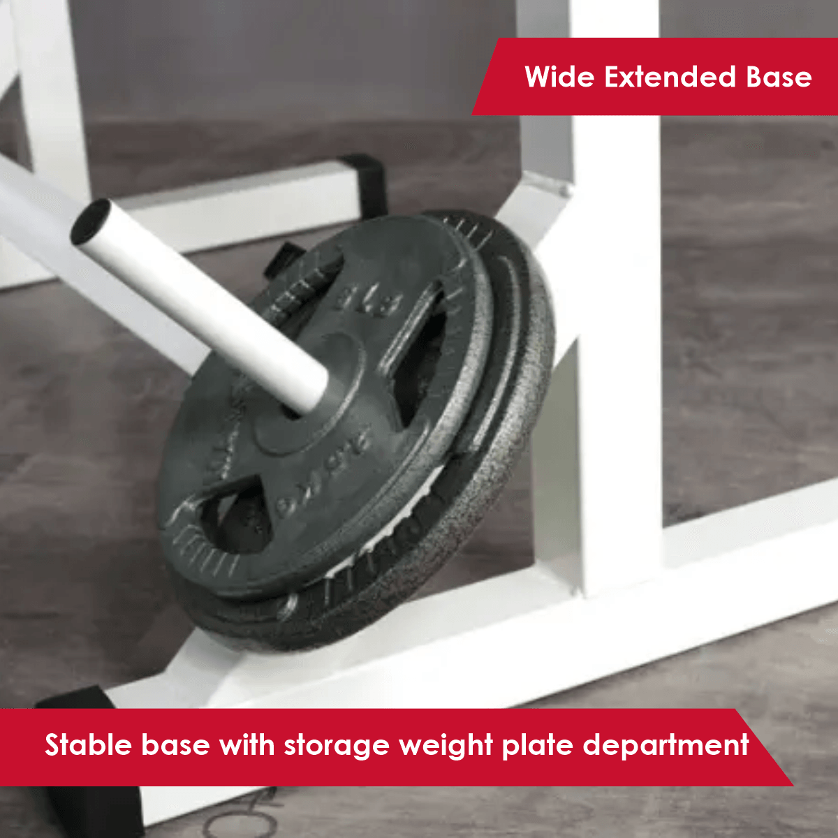 Heavy-Duty Adjustable Squat Rack – Barbell Stand for Home Gym Bench Press & Lifting