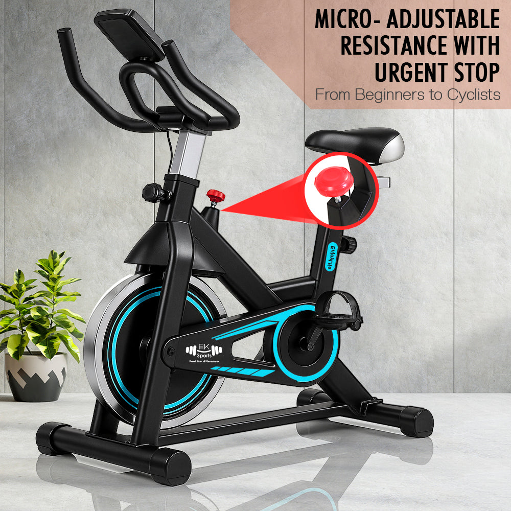 Exercise Bike Cardio Cycle Indoor Training LCD Screen 8KG Flywheel Fitness Gym