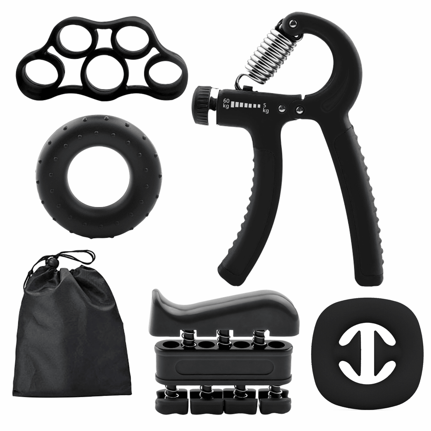 Hand Grip Strengthener set of 6Pcs
