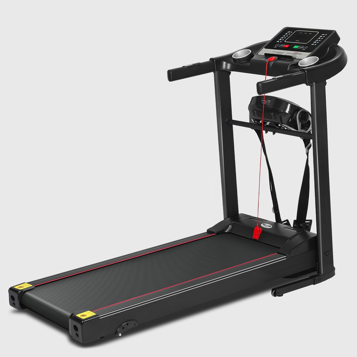 Treadmill Foldable Electric Running Machine with Incline, Massager, and Compact Design for Home Gym