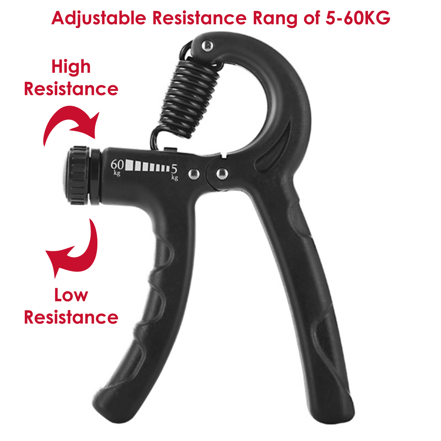 Hand Grip Strengthener set of 6Pcs