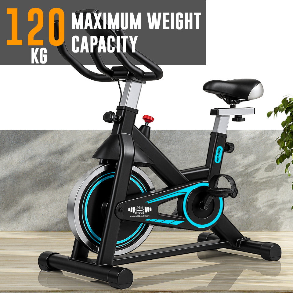Exercise Bike Cardio Cycle Indoor Training LCD Screen 8KG Flywheel Fitness Gym