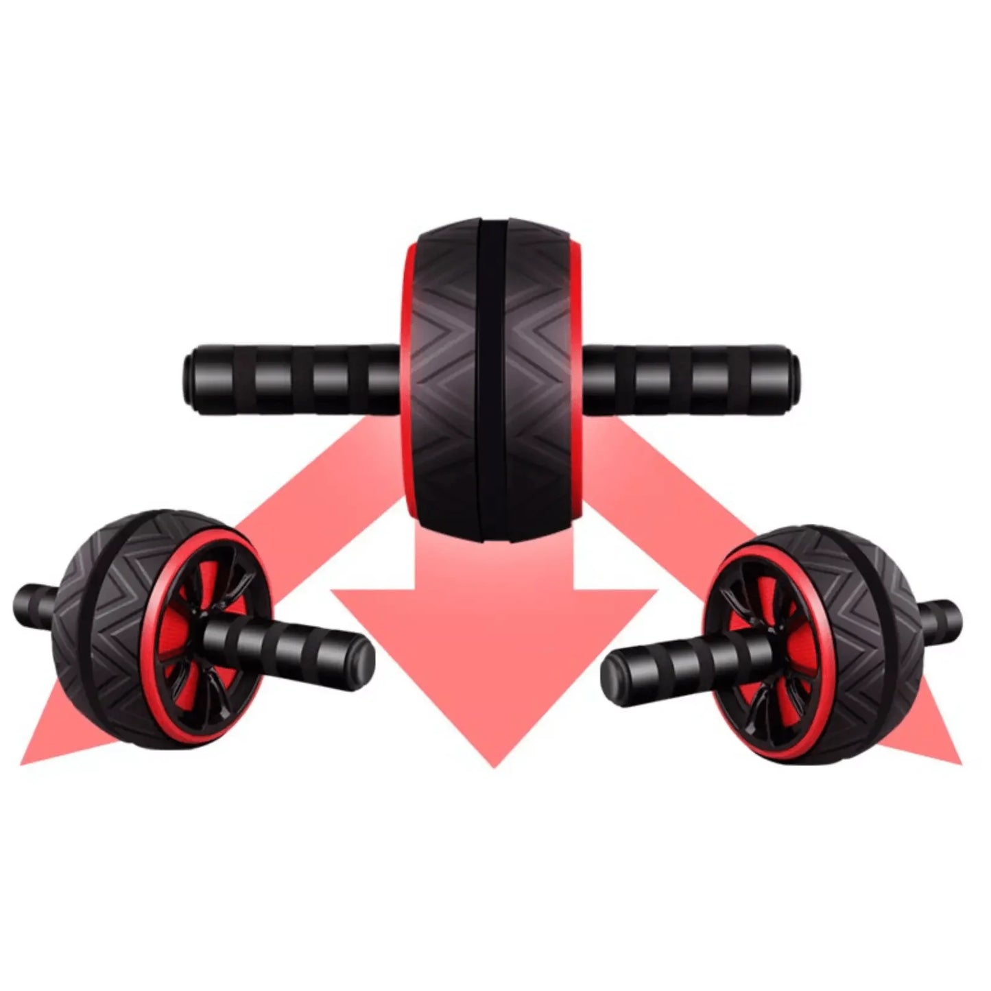 Ab Roller with Large Knee Mat – Ab Wheel Exercise Equipment for Core & Abdominal Workouts at Home or Gym