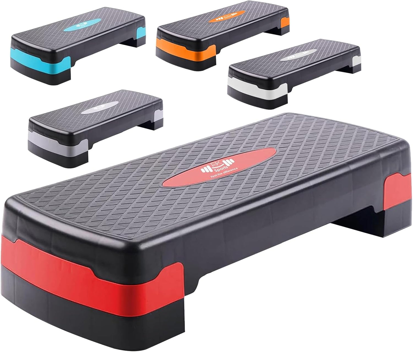 Aerobic Stepper Adjustable Height 2-3-5 Levels Exercise Stepper for Home Yoga