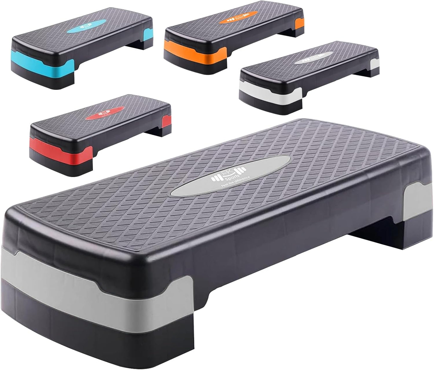 Aerobic Stepper Adjustable Height 2-3-5 Levels Exercise Stepper for Home Yoga