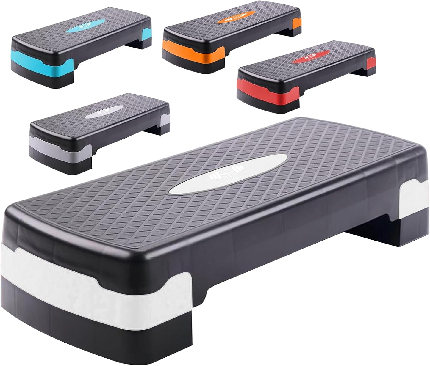 Aerobic Stepper Adjustable Height 2-3-5 Levels Exercise Stepper for Home Yoga