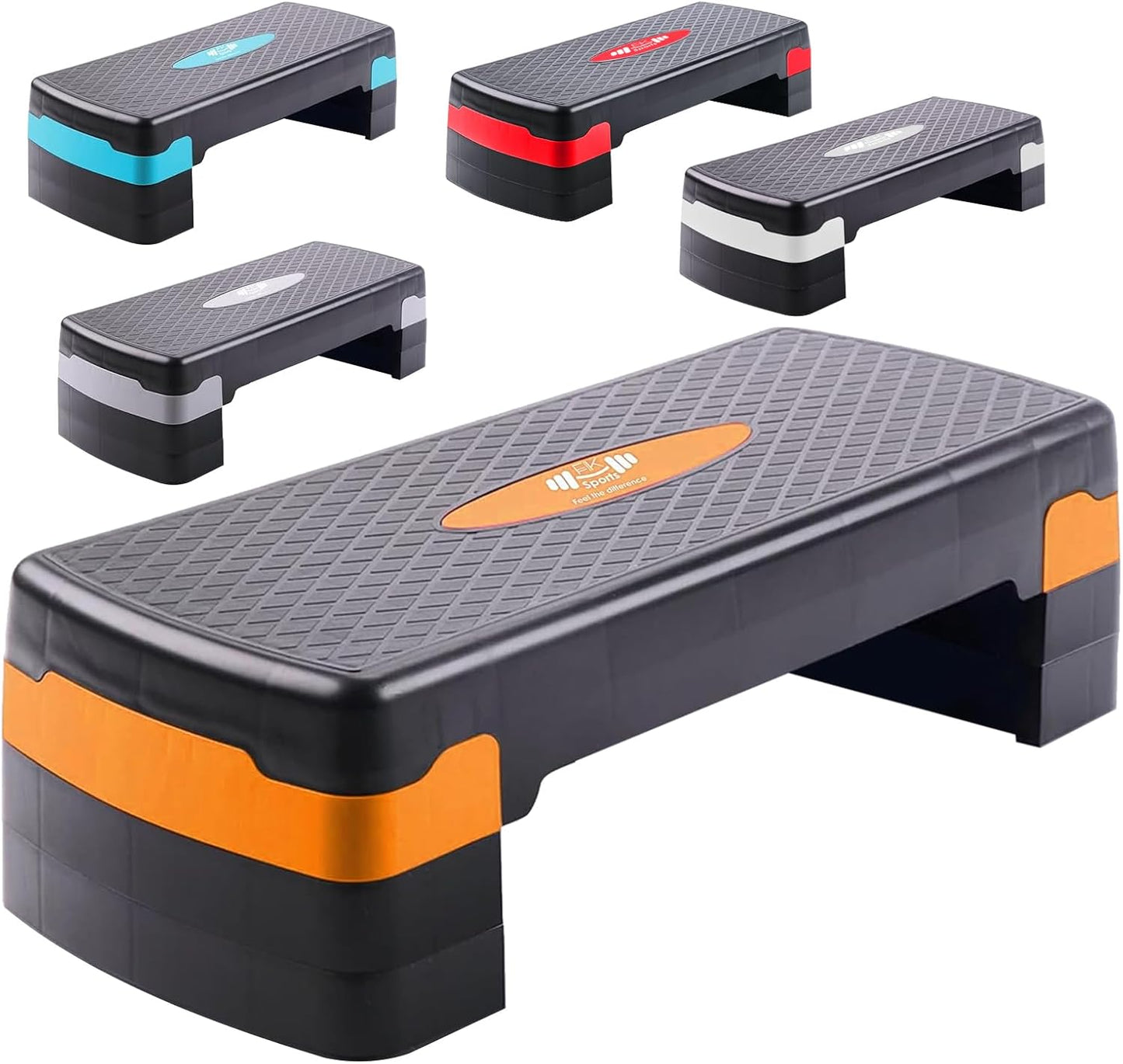 Aerobic Stepper Adjustable Height 2-3-5 Levels Exercise Stepper for Home Yoga