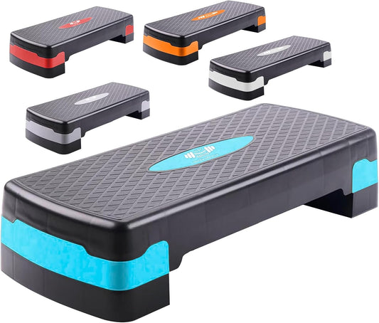 Aerobic Stepper Adjustable Height 2-3-5 Levels Exercise Stepper for Home Yoga