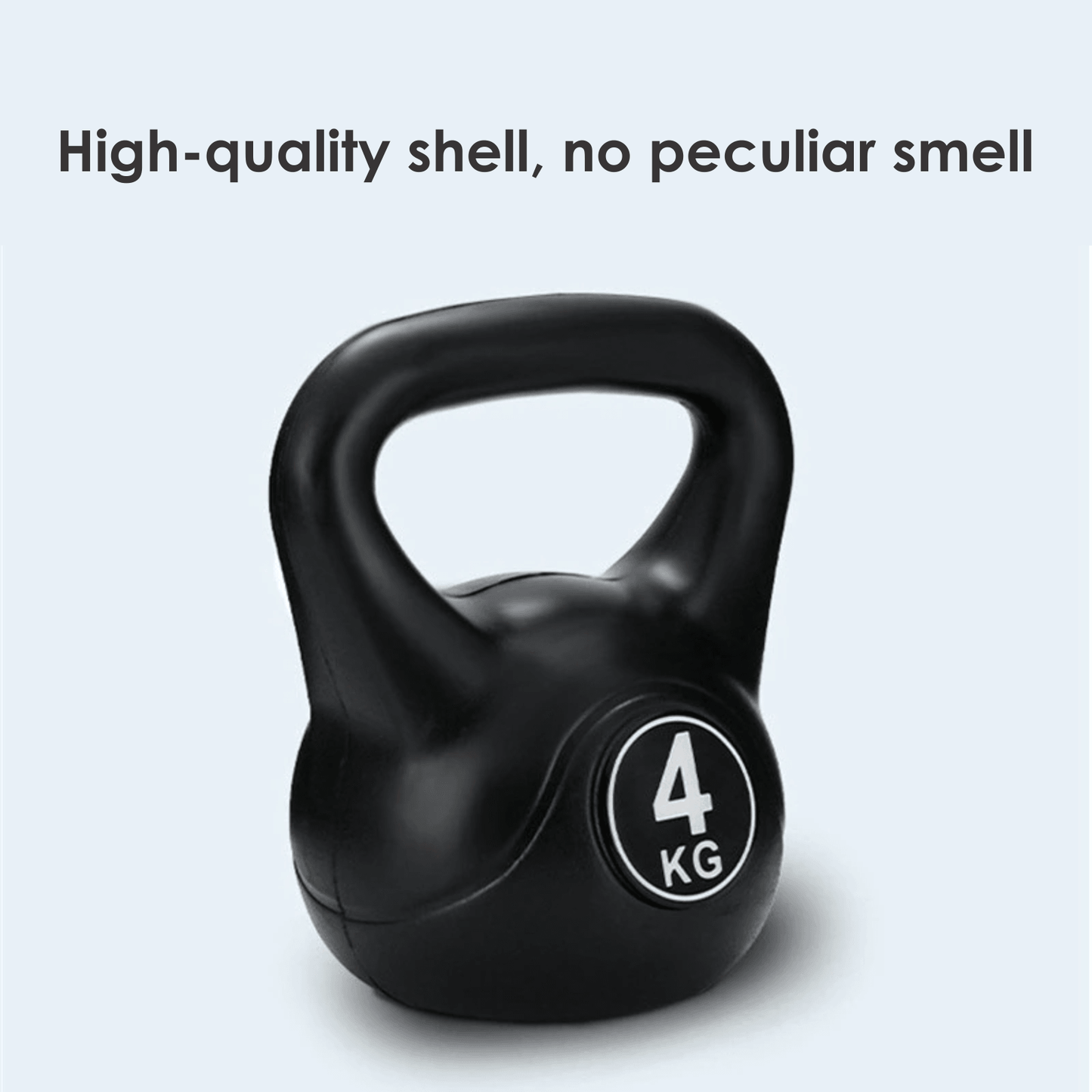 8kg Vinyl Coated Kettlebell – Heavy Duty Weight for Home Gym Workouts, Strength Training & Fitness – Ideal for Men & Women
