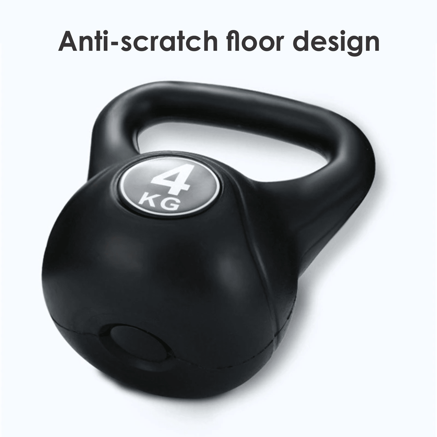 8kg Vinyl Coated Kettlebell – Heavy Duty Weight for Home Gym Workouts, Strength Training & Fitness – Ideal for Men & Women