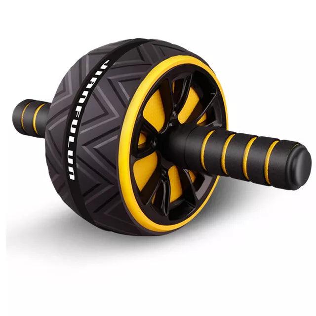 Ab Roller with Large Knee Mat – Ab Wheel Exercise Equipment for Core & Abdominal Workouts at Home or Gym