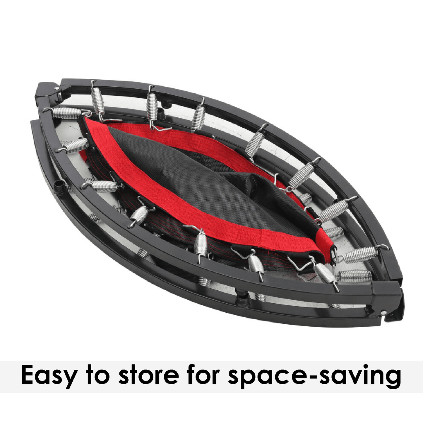 40/48 Inch Foldable Mini Trampoline with Adjustable T-Bar Handle for Adults and Kids – Indoor Fitness Rebounder