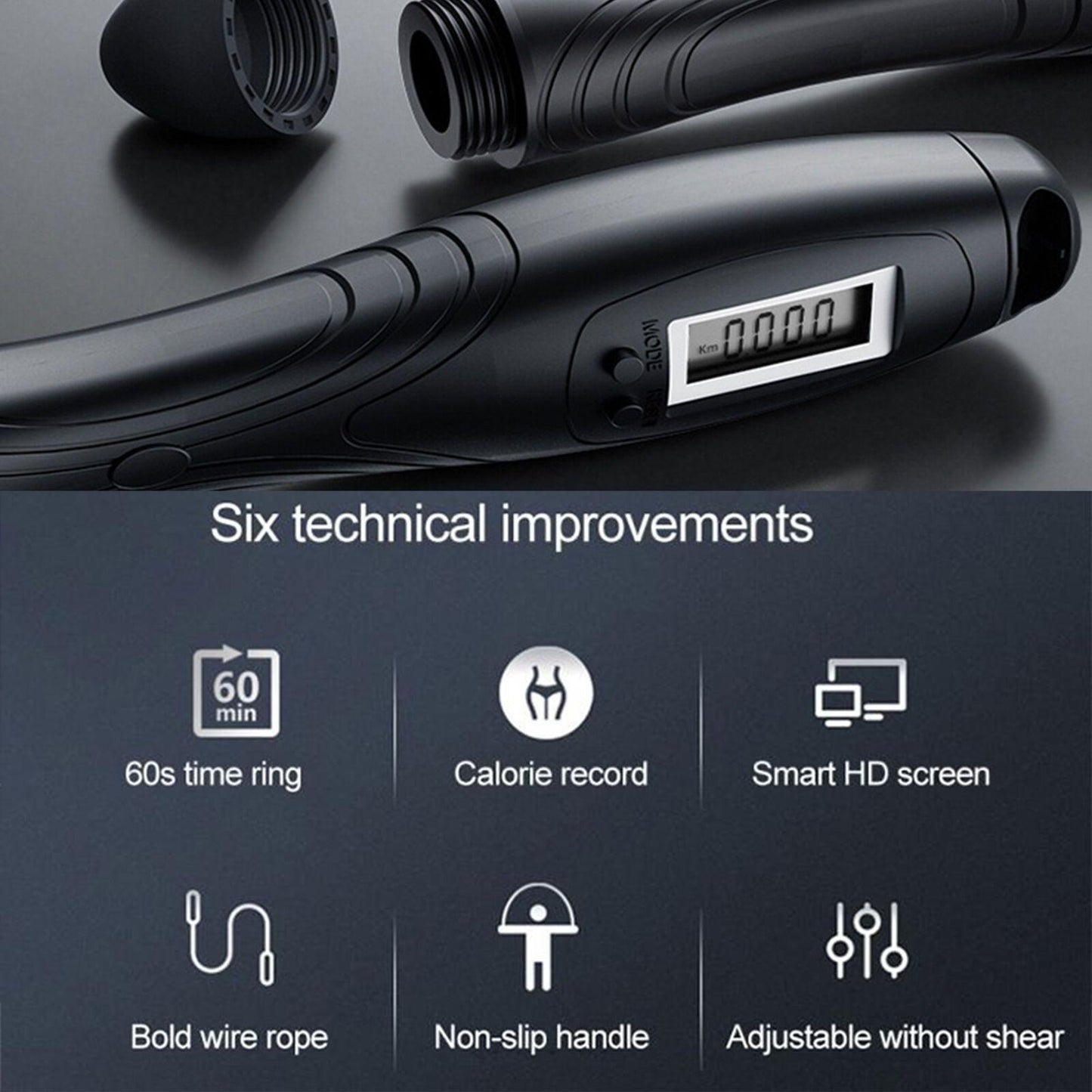 Digital LCD Jumping Skipping Rope