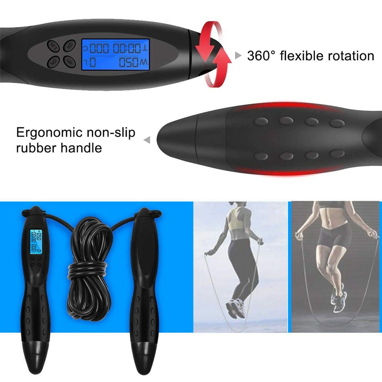 Digital LCD Jumping Skipping Rope