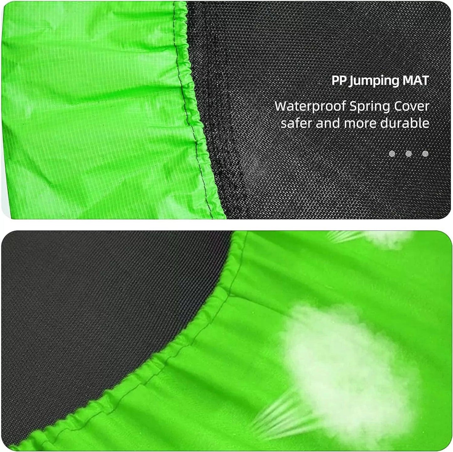 55" Kids Trampoline with Safety Enclosure Net – Indoor & Outdoor Mini Rebounder for Toddlers, Ages 1–11, with Bungee System, Anti-Skid Pad & Steel Frame