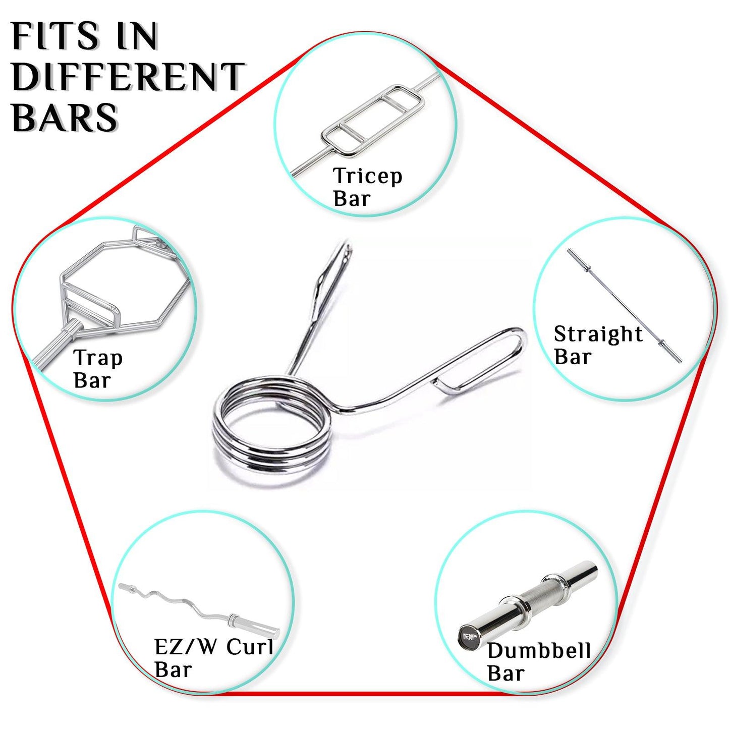 Barbell Spring Clamp Collars